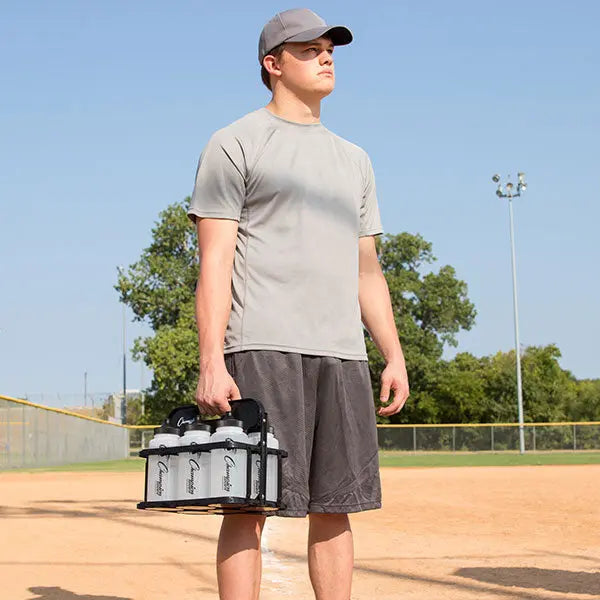 WATER BOTTLE AND CARRIER SET Champion Sports