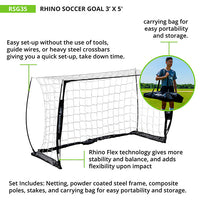 Thumbnail for RHINO FLEX PORTABLE SOCCER GOAL 3' X 5'