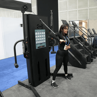 Thumbnail for Megatron Multi-Functional Trainer - Muscle D Fitness - Selectorized Weight Adjustment - Adjustable Arms - Single Handle Attachments