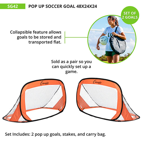 POP-UP SOCCER GOAL HoopsKing