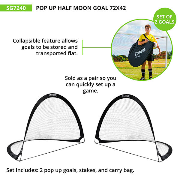 POP-UP HALF-MOON GOAL