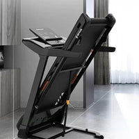 Thumbnail for Light Commercial Folding Treadmill - Muscle D Fitness - LED Display - Heart Rate Monitor - Safety Clip