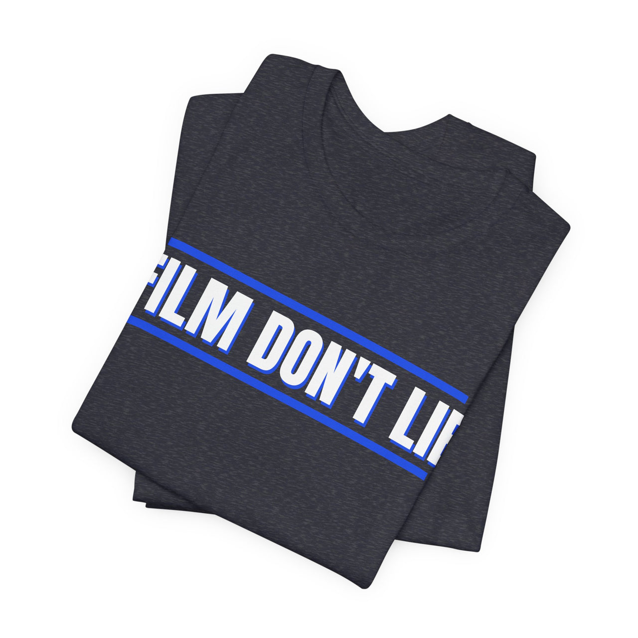 Film Don't Lie (Royal / Gray) — Football T-Shirt