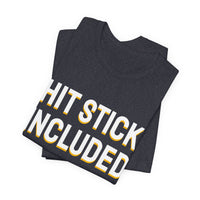 Thumbnail for Hit Stick Included — Football T-Shirt