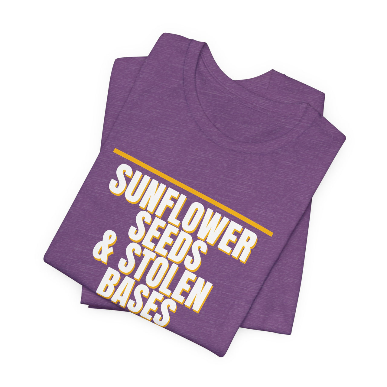 Sunflower Seeds & Stolen Bases — Baseball T-Shirt