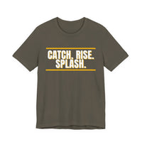 Thumbnail for Catch. Rise. Splash. — Basketball T-Shirt