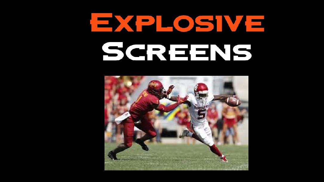 EXPLOSIVE SCREENS