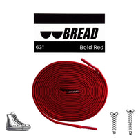 Thumbnail for Bread No-Tie Elastic Shoelaces – Bold Red