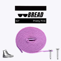 Thumbnail for Bread No-Tie Elastic Shoelaces – Pretty Pink