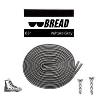 Thumbnail for Bread No-Tie Elastic Shoelaces – Vulture Gray