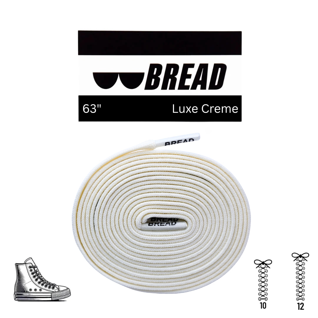 Bread No-Tie Elastic Shoelaces – Luxe Creme