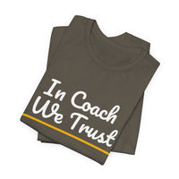 Thumbnail for In Coach We Trust — Football T-Shirt