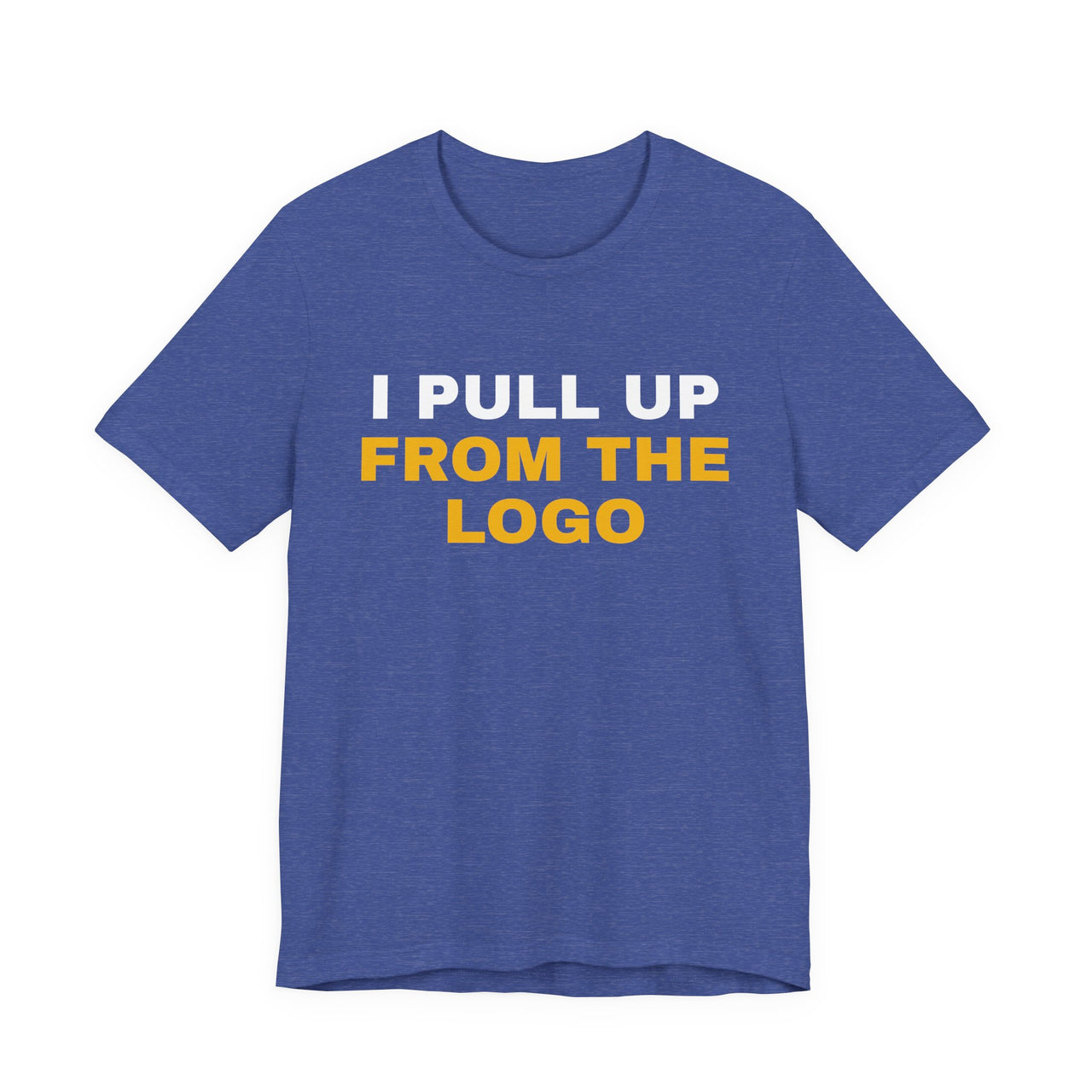 I Pull Up From The Logo — Basketball T-Shirt