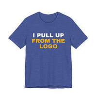 Thumbnail for I Pull Up From The Logo — Basketball T-Shirt