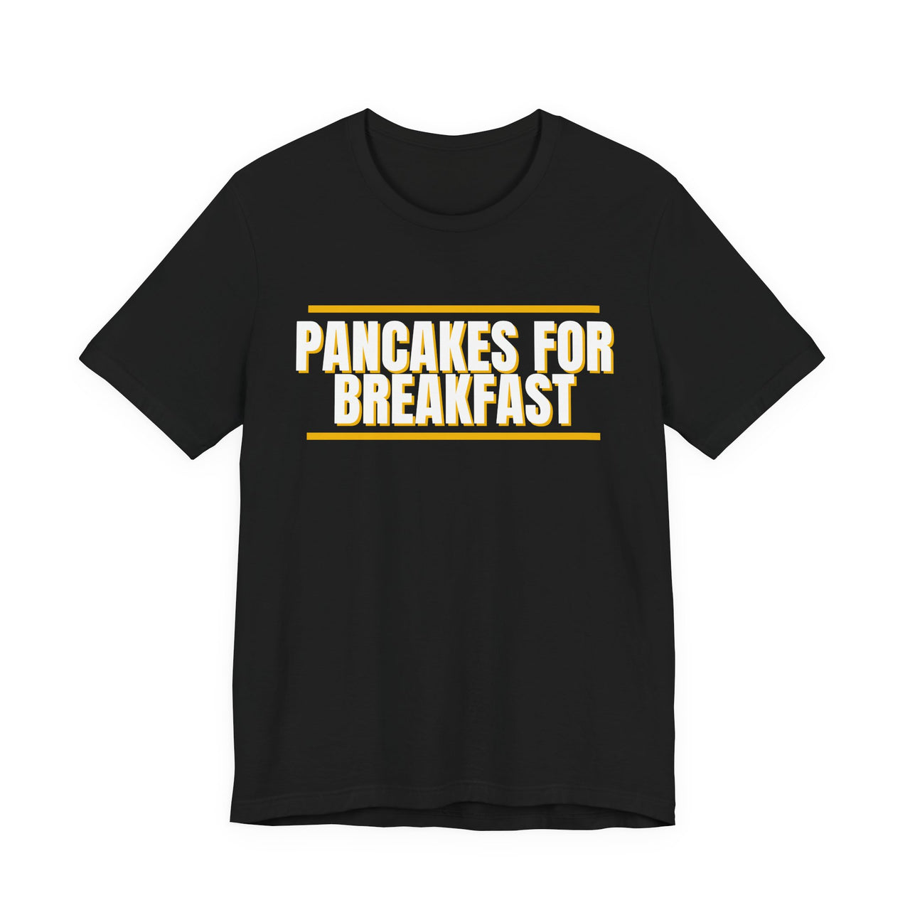 Pancakes For Breakfast — Football T-Shirt