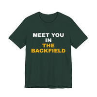 Thumbnail for Meet You In The Backfield — Football T-Shirt
