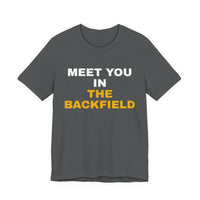 Thumbnail for Meet You In The Backfield — Football T-Shirt