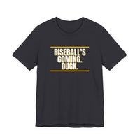 Thumbnail for Riseball's Coming. Duck. — Softball T-Shirt