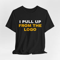 Thumbnail for I Pull Up From The Logo — Basketball T-Shirt