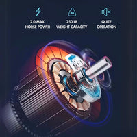 Thumbnail for Light Commercial Folding Treadmill - Muscle D Fitness - LED Display - Heart Rate Monitor - Safety Clip