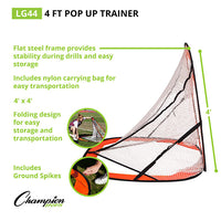 Thumbnail for 4 FT LACROSSE POP-UP TARGET TRAINER