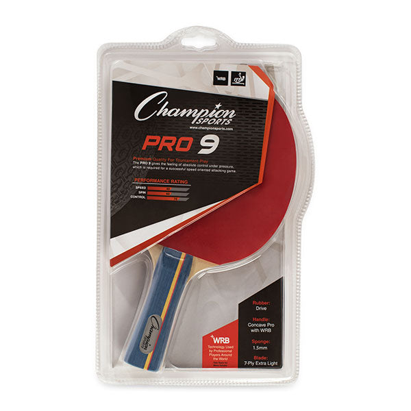 7-Ply Pips in Rubber Face Table Tennis Paddle