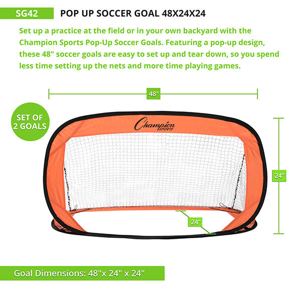 POP-UP SOCCER GOAL HoopsKing