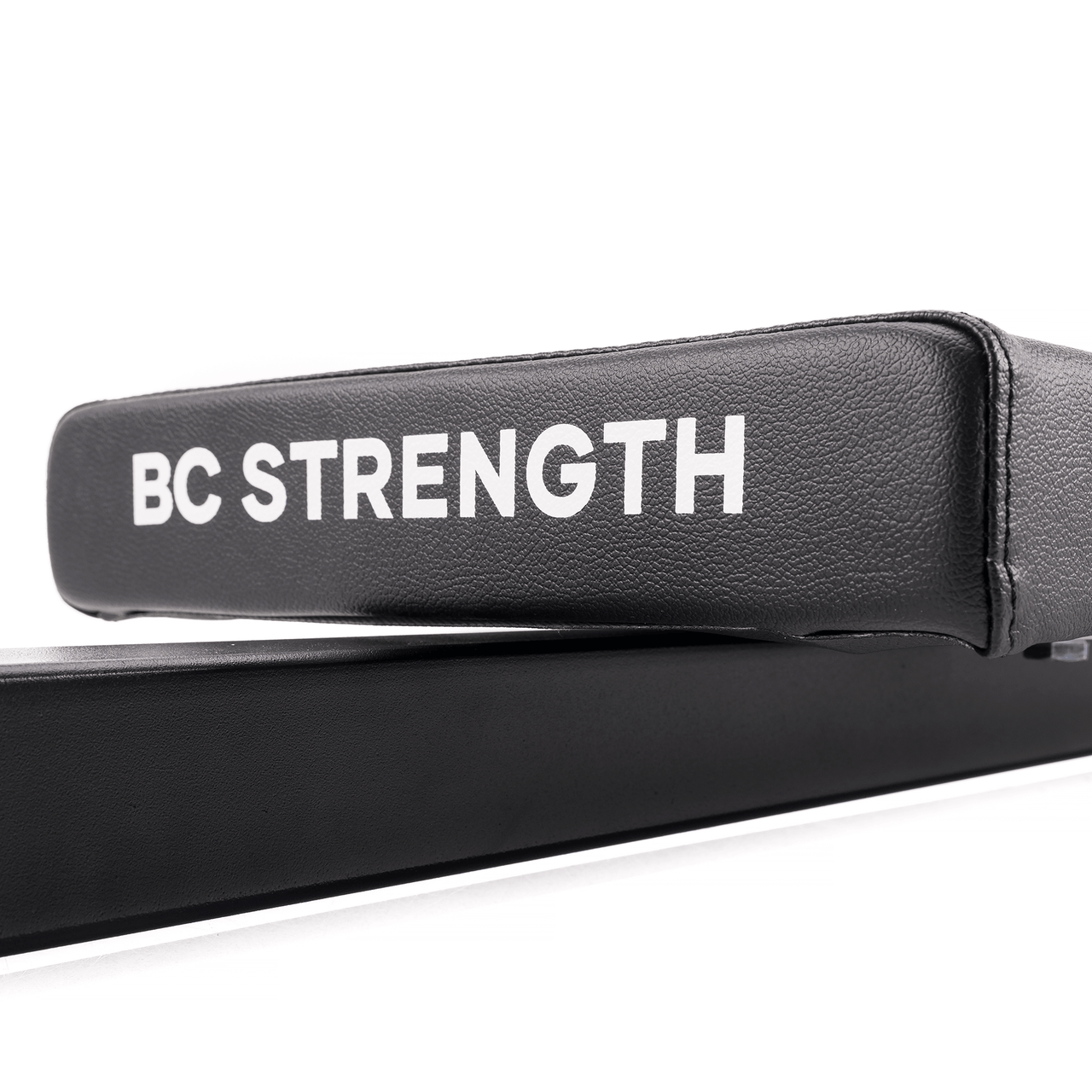 BC Strength Rotisserie Bar hip thrust bar with integrated back pad and rotating sleeves