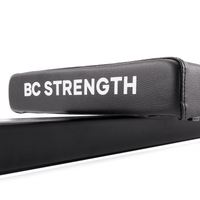 Thumbnail for BC Strength Rotisserie Bar hip thrust bar with integrated back pad and rotating sleeves