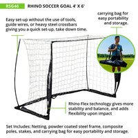 Thumbnail for RHINO FLEX PORTABLE SOCCER GOAL