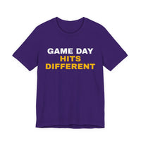 Thumbnail for Game Day Hits Different — Football T-Shirt