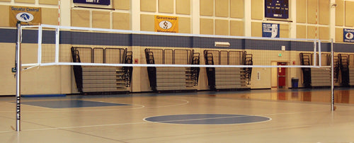 Master Telescopic One-Court Volleyball System, Less Floor Sleeves and Covers