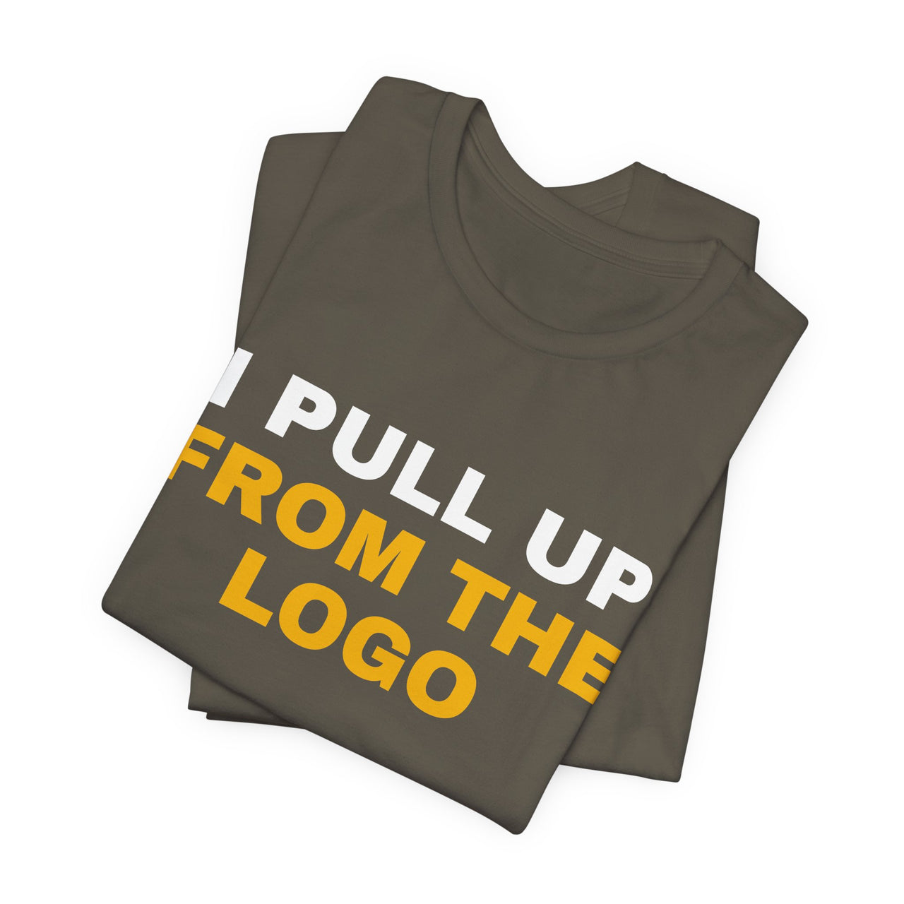 I Pull Up From The Logo — Basketball T-Shirt