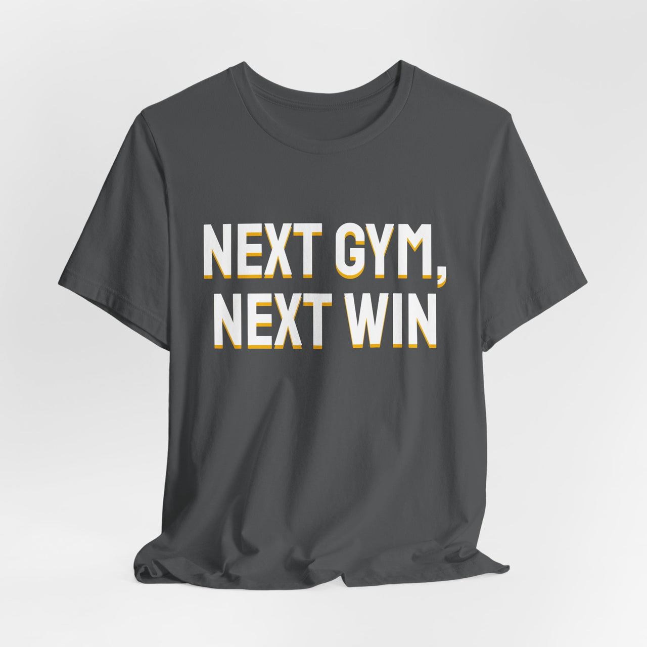 Next Gym, Next Win — Basketball T-Shirt