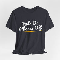 Thumbnail for Pads On Phones Off — Football T-Shirt
