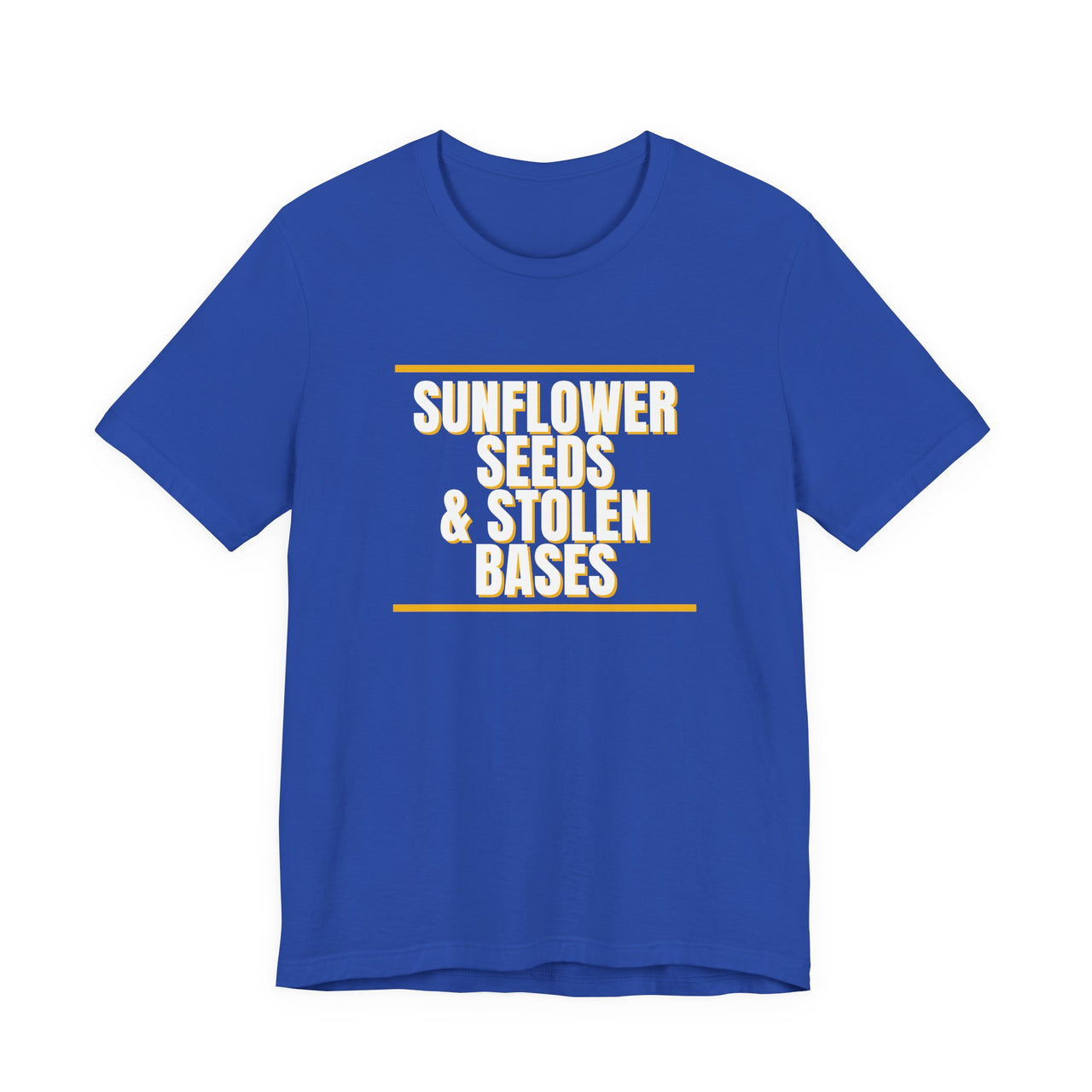 Sunflower Seeds & Stolen Bases — Baseball T-Shirt