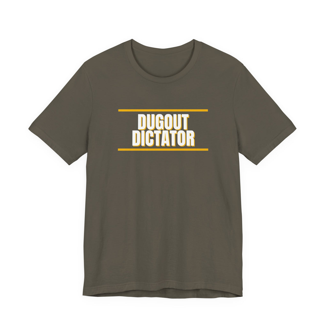 Dugout Dictator — Baseball T-Shirt