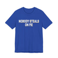 Thumbnail for Nobody Steals On Me — Baseball T-Shirt