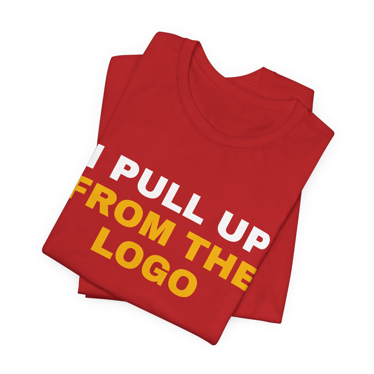 I Pull Up From The Logo — Basketball T-Shirt
