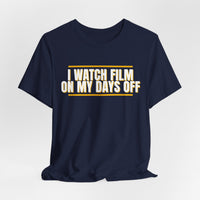 Thumbnail for I Watch Film On My Days Off — Basketball T-Shirt