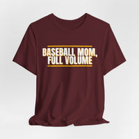 Thumbnail for Baseball Mom, Full Volume — Baseball T-Shirt