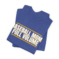 Thumbnail for Baseball Mom, Full Volume — Baseball T-Shirt
