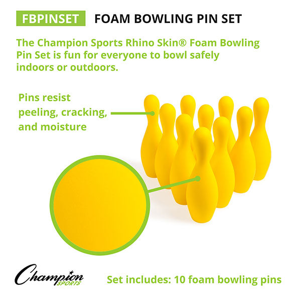 Foam Bowling Pin Set