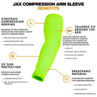 Thumbnail for Jax | Restore Recovery Premium Arm Sleeve - Neon Green – view 2