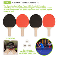 Thumbnail for Four Player Table Tennis Set