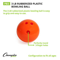 Thumbnail for Rubberized Plastic Bowling Ball