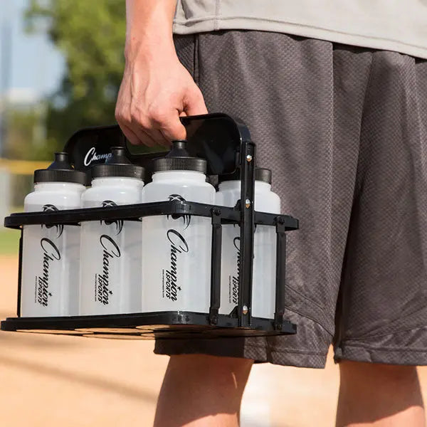 WATER BOTTLE AND CARRIER SET Champion Sports