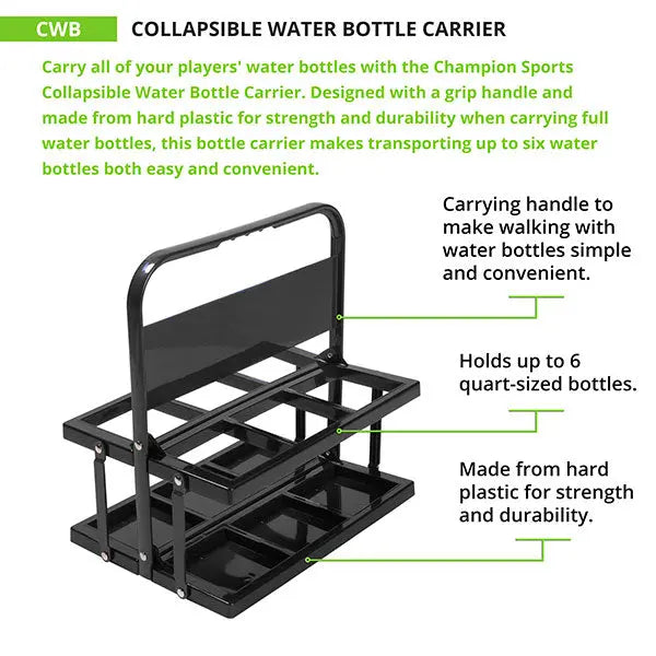COLLAPSIBLE WATER BOTTLE CARRIER HoopsKing
