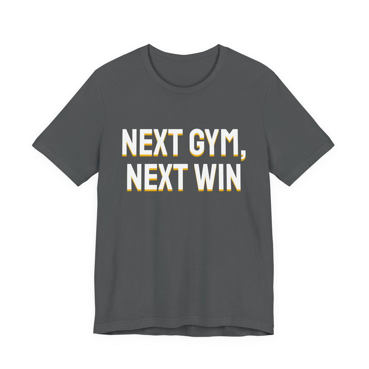 Next Gym, Next Win — Basketball T-Shirt