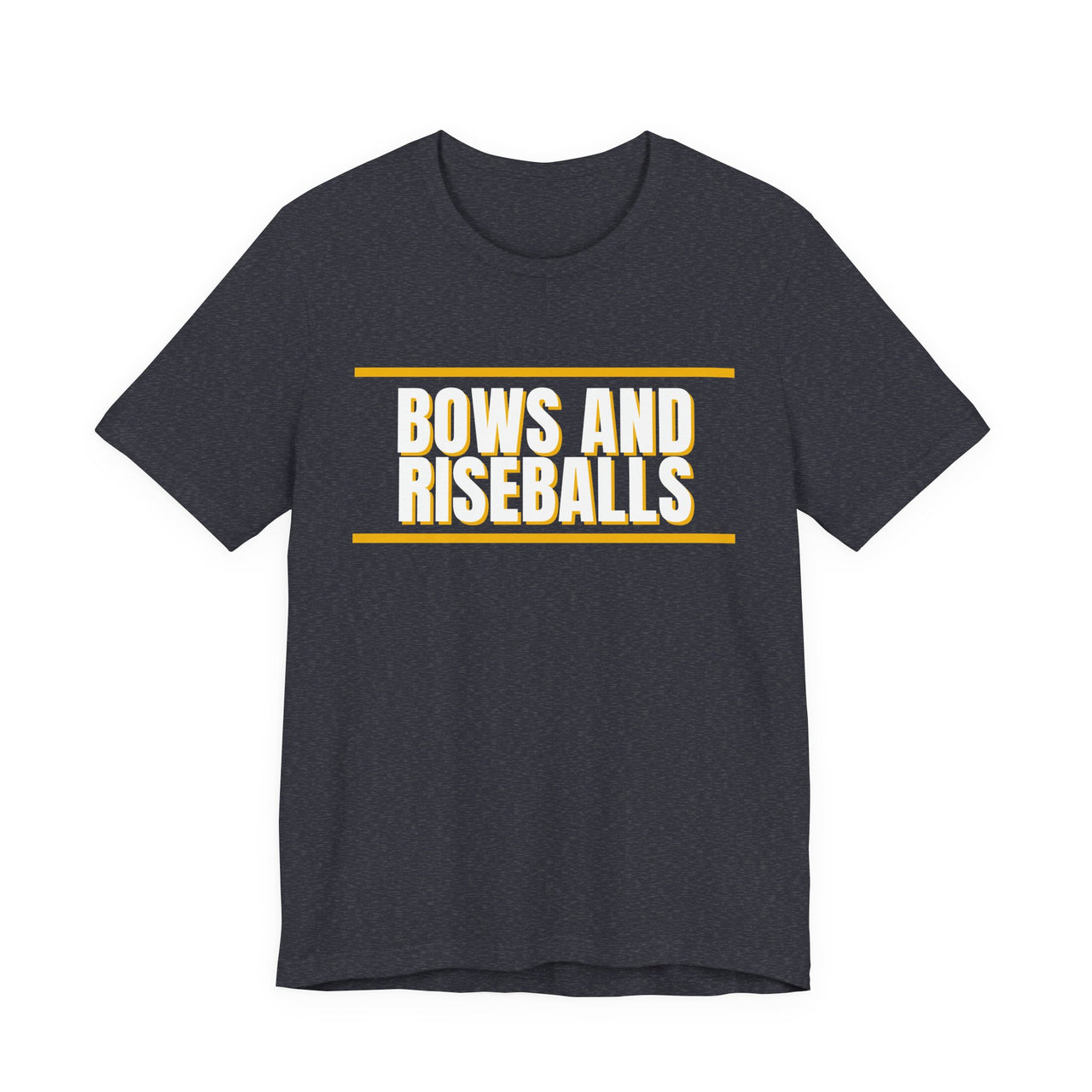 Bows And Riseballs — Softball T-Shirt